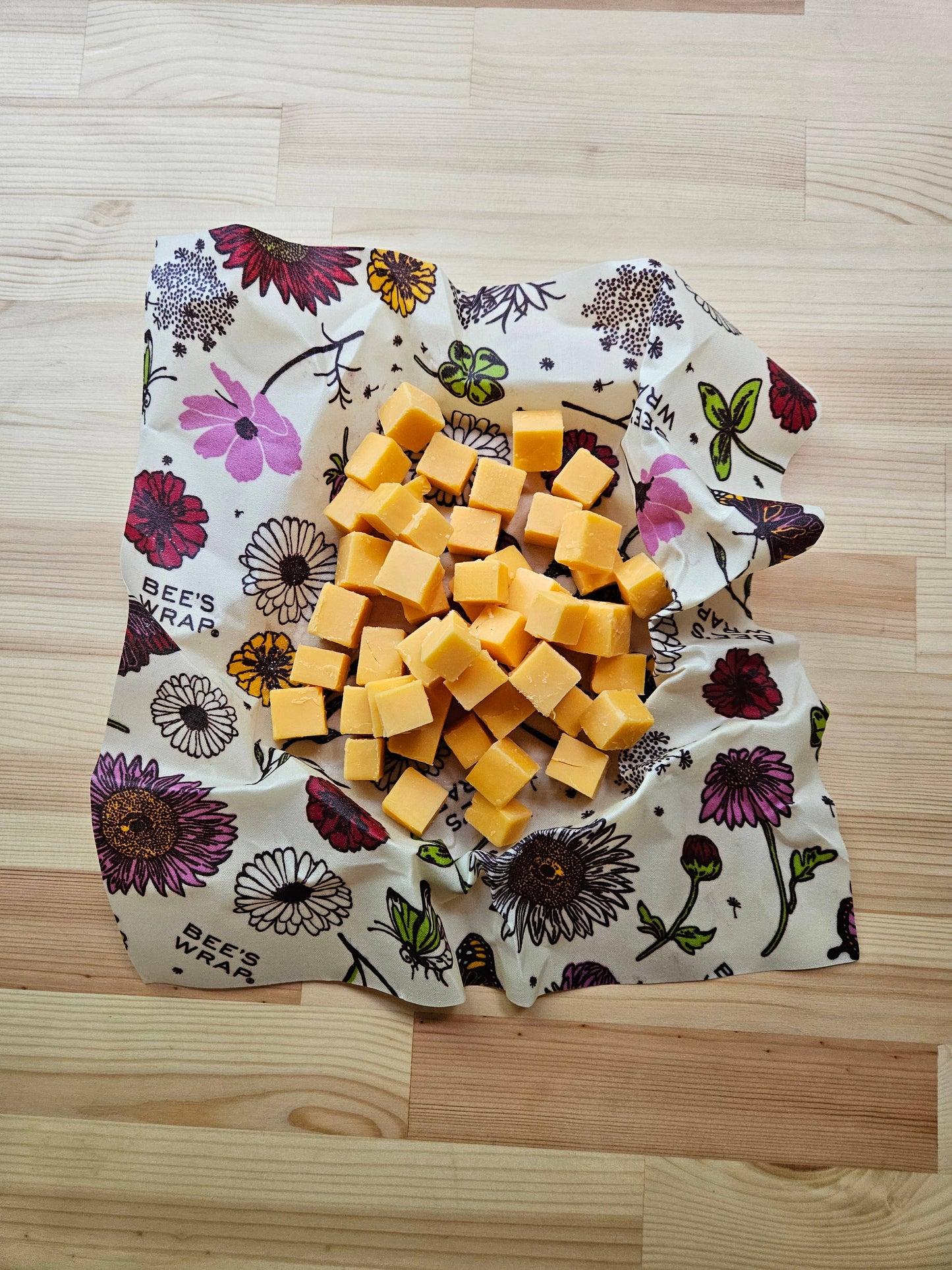 Single Large Wrap - Meadow Magic, Vegan wax