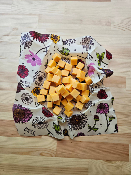 Single Large Wrap - Meadow Magic, Vegan wax