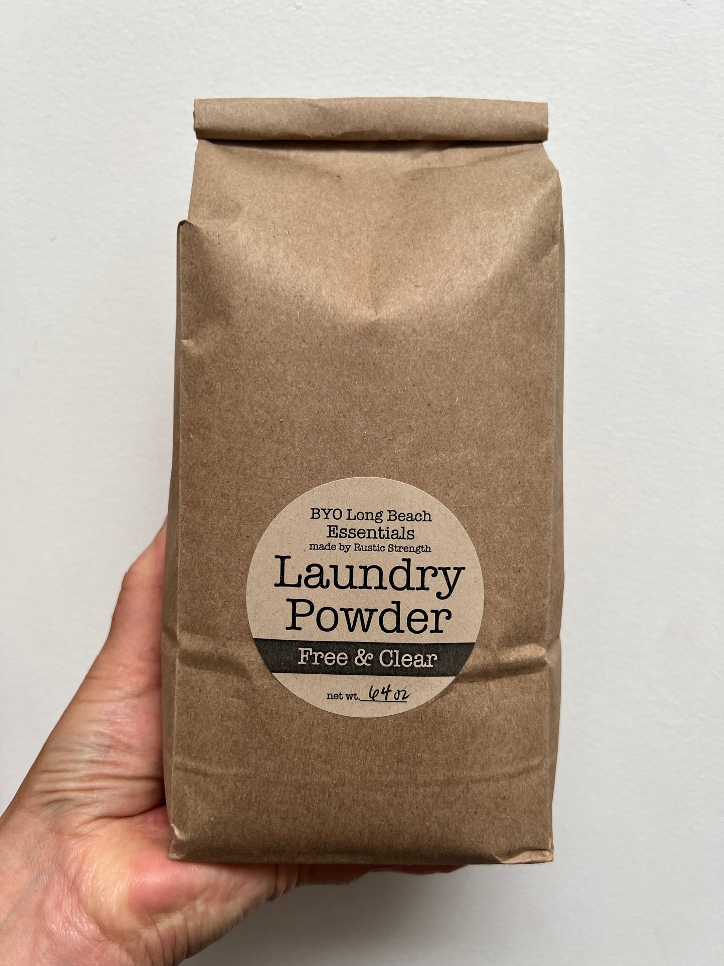 Unscented Laundry Powder by Rustic Strength
