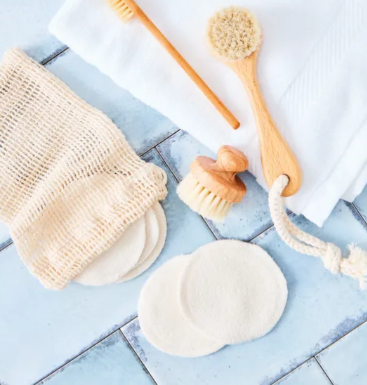 Reusable Cotton Rounds with Mesh Bag