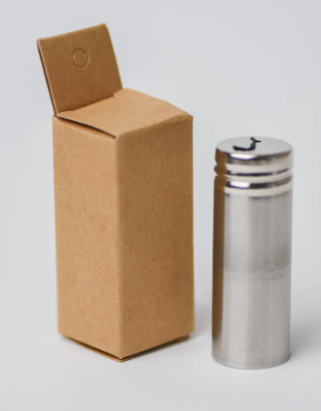 Charcoal Dental Floss in Stainless Steel Case
