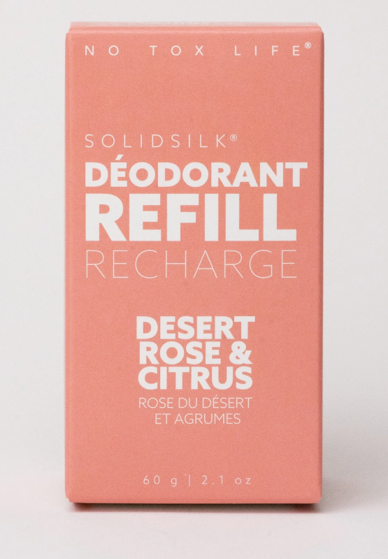 Solidsilk® Deodorant with Refillable Tube by No Tox Life