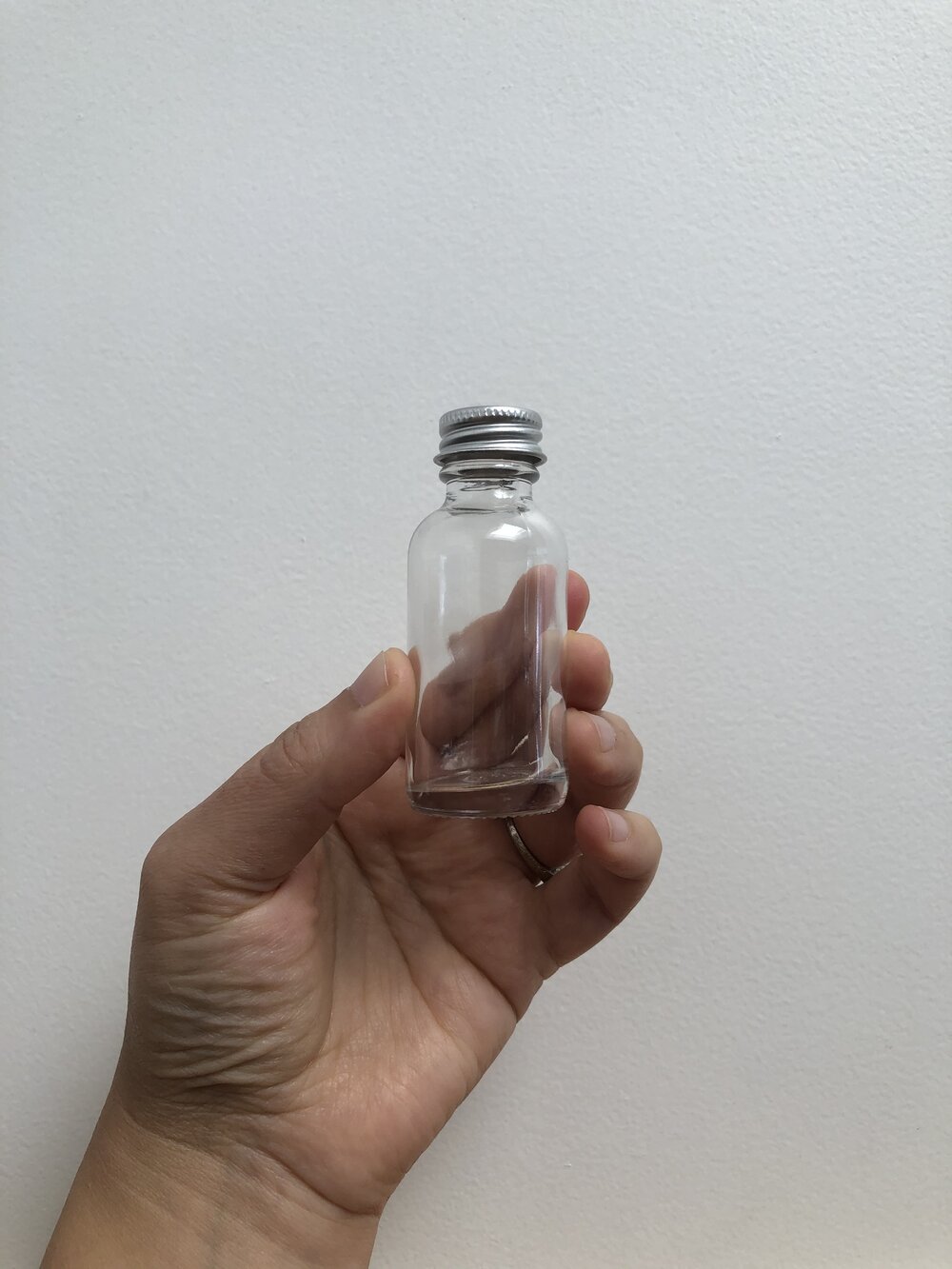 11in Glass Bottle With Cork