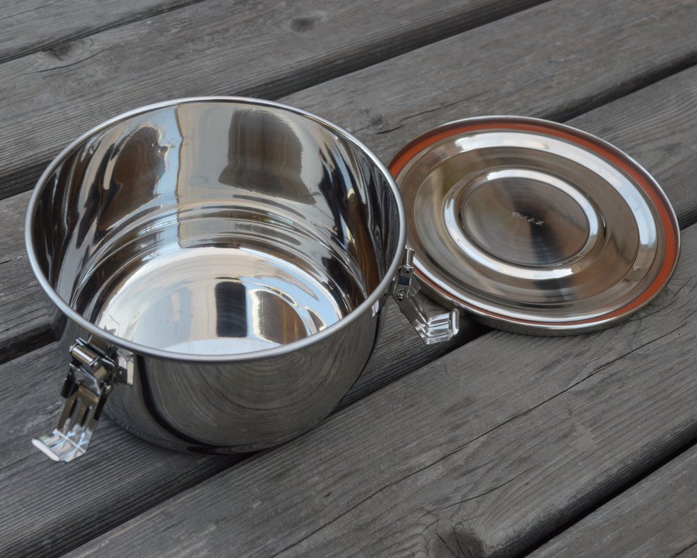 Airtight Food Storage Containers with lid off showing the empty container