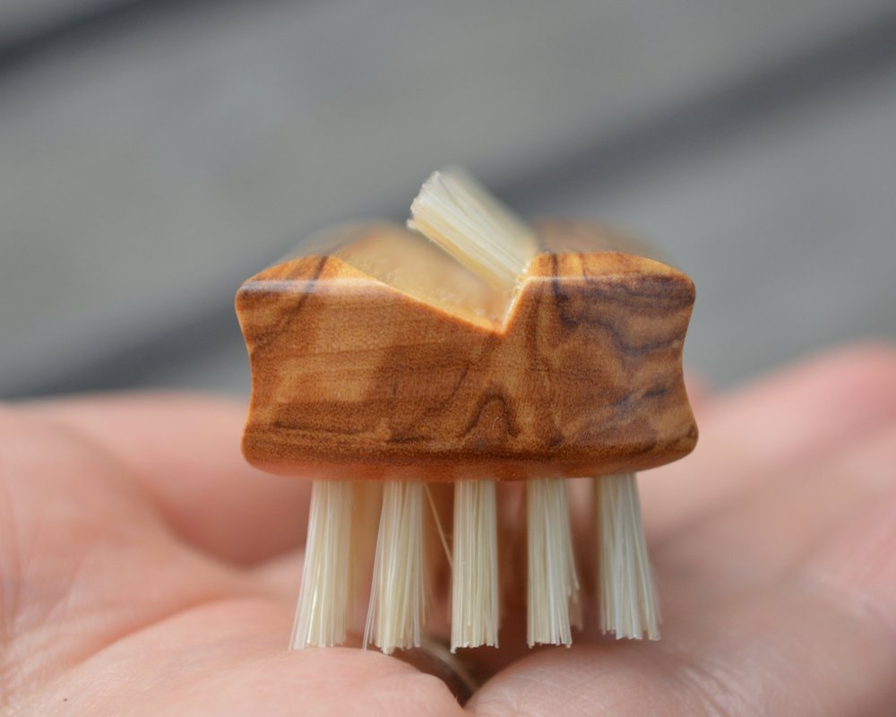 Olivewood Mini Nail Brush