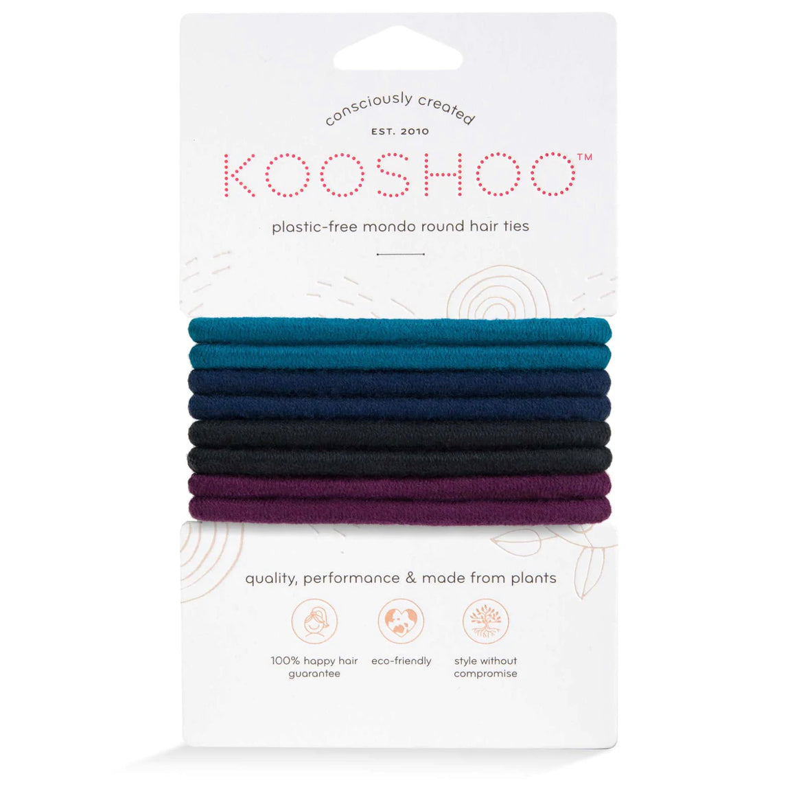 Plastic-Free Round Hair Ties
