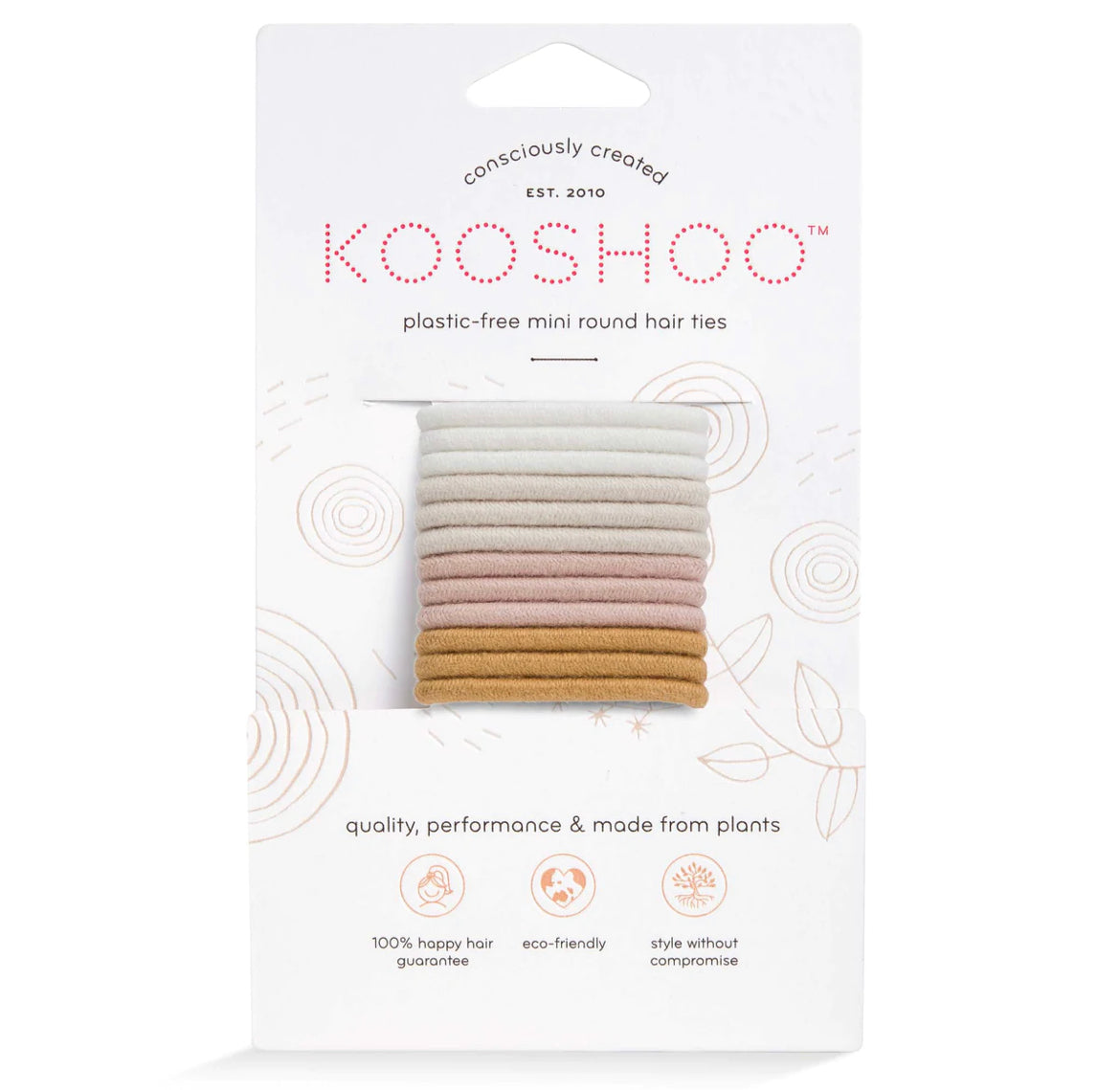 Plastic-Free Round Hair Ties