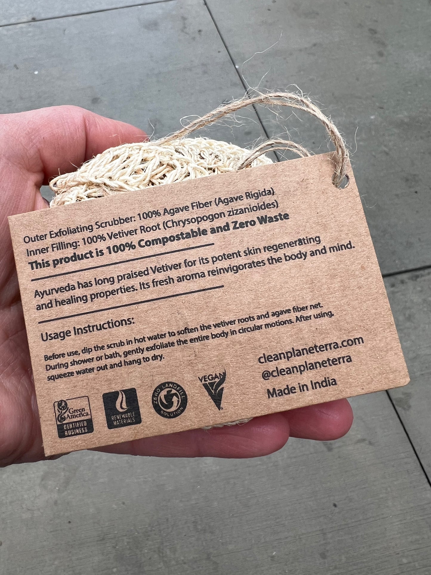 Vetiver & Agave Bath Scrub