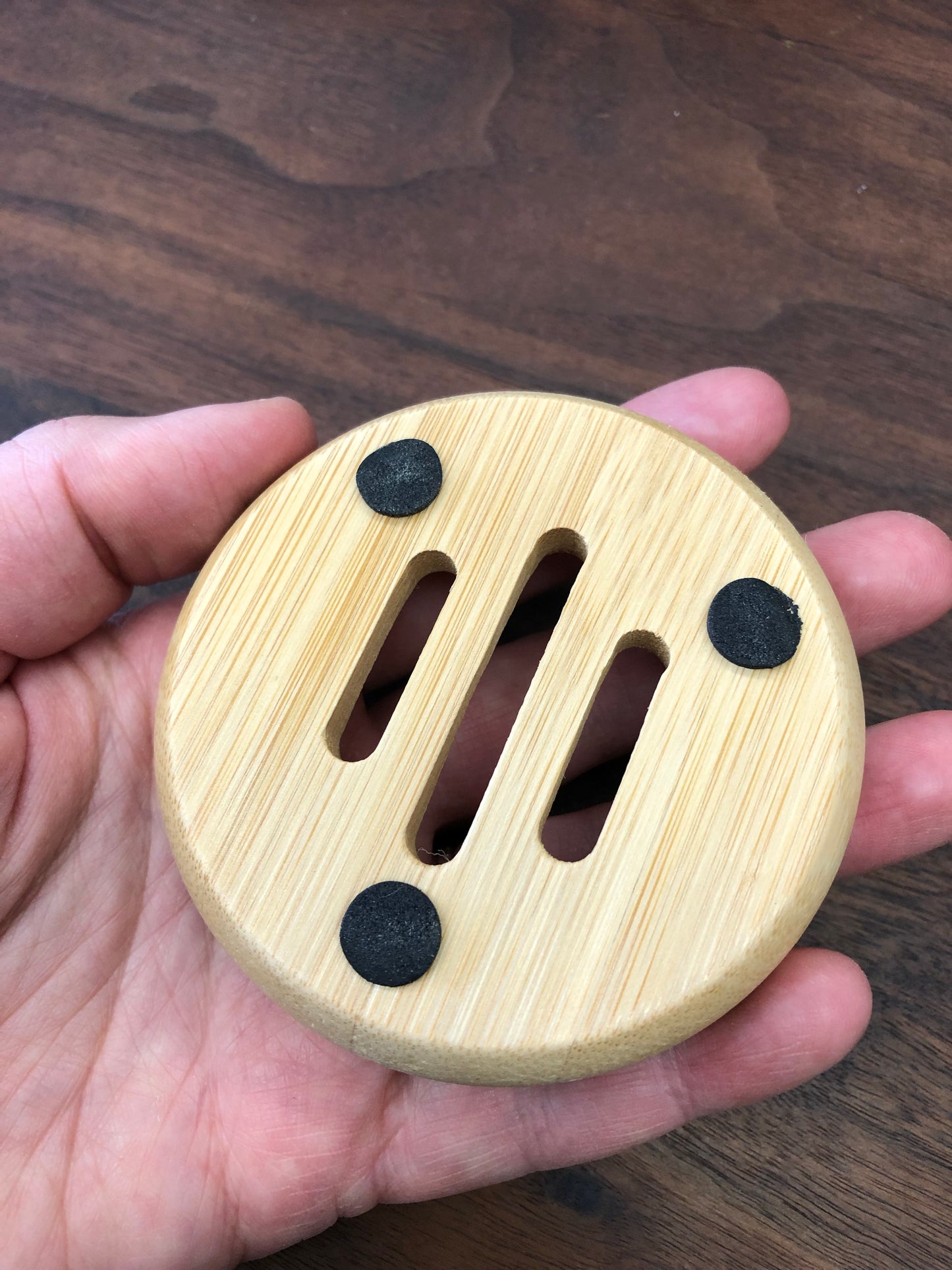 Bamboo Soap Dish - Round