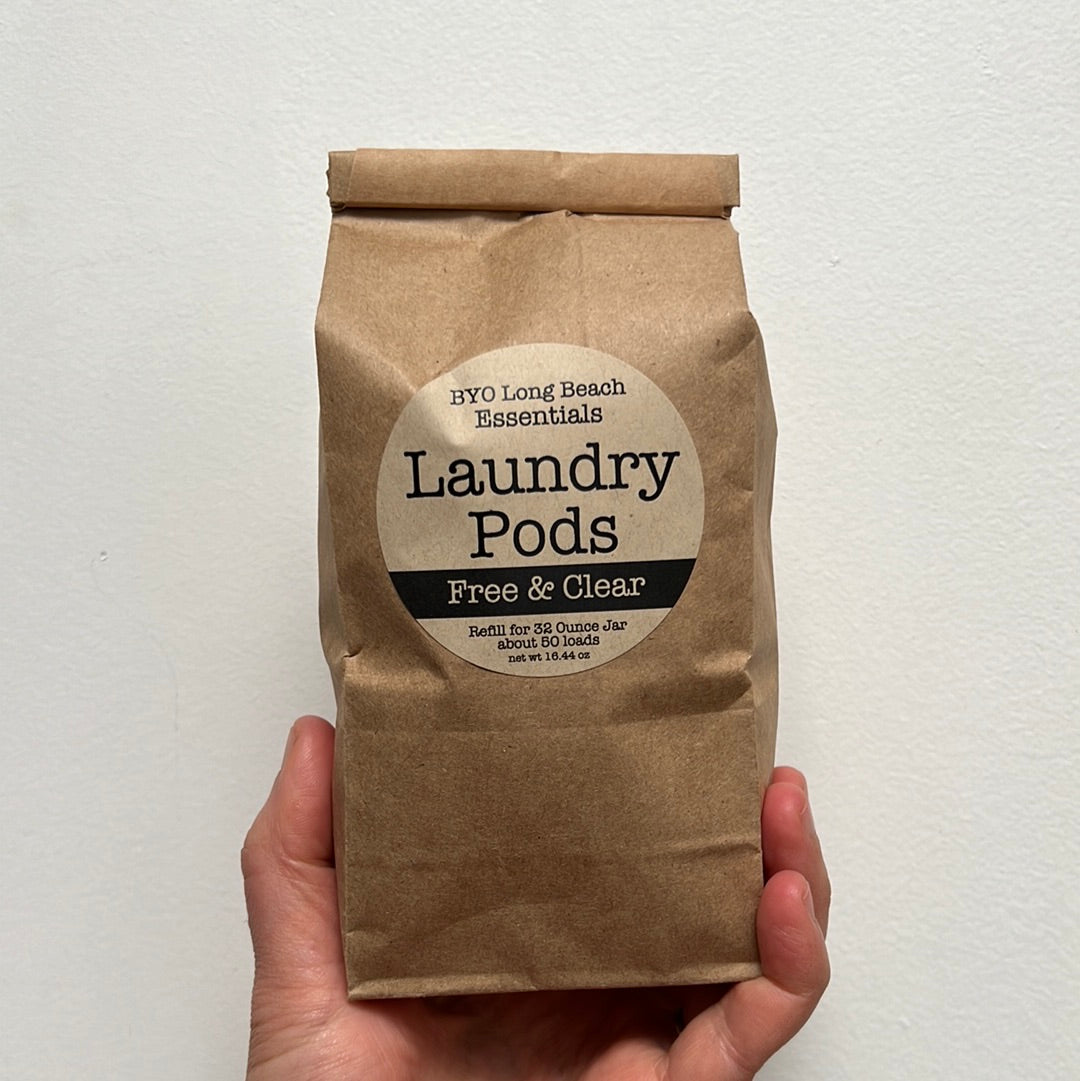 Laundry Detergent Pods, Free & Clear | Packaged