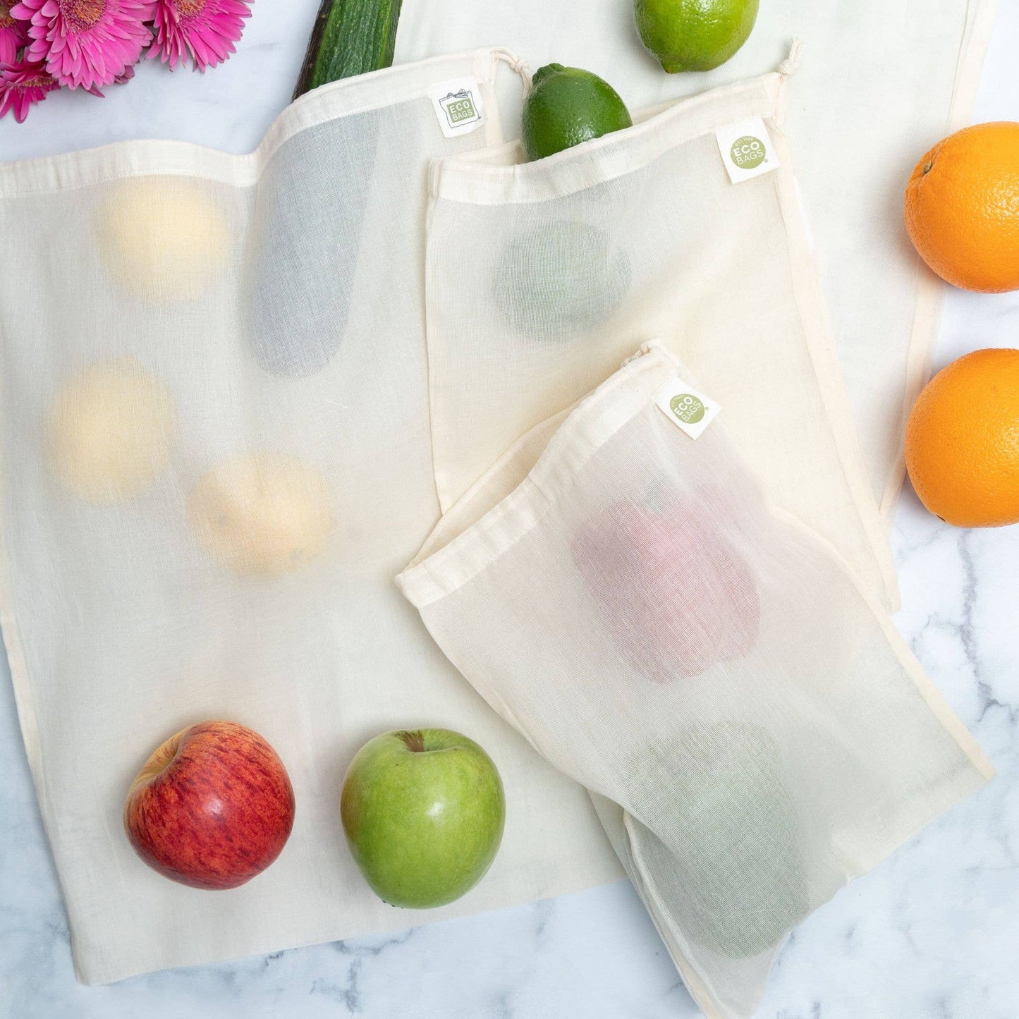 Organic Cotton Gauze Produce Bag