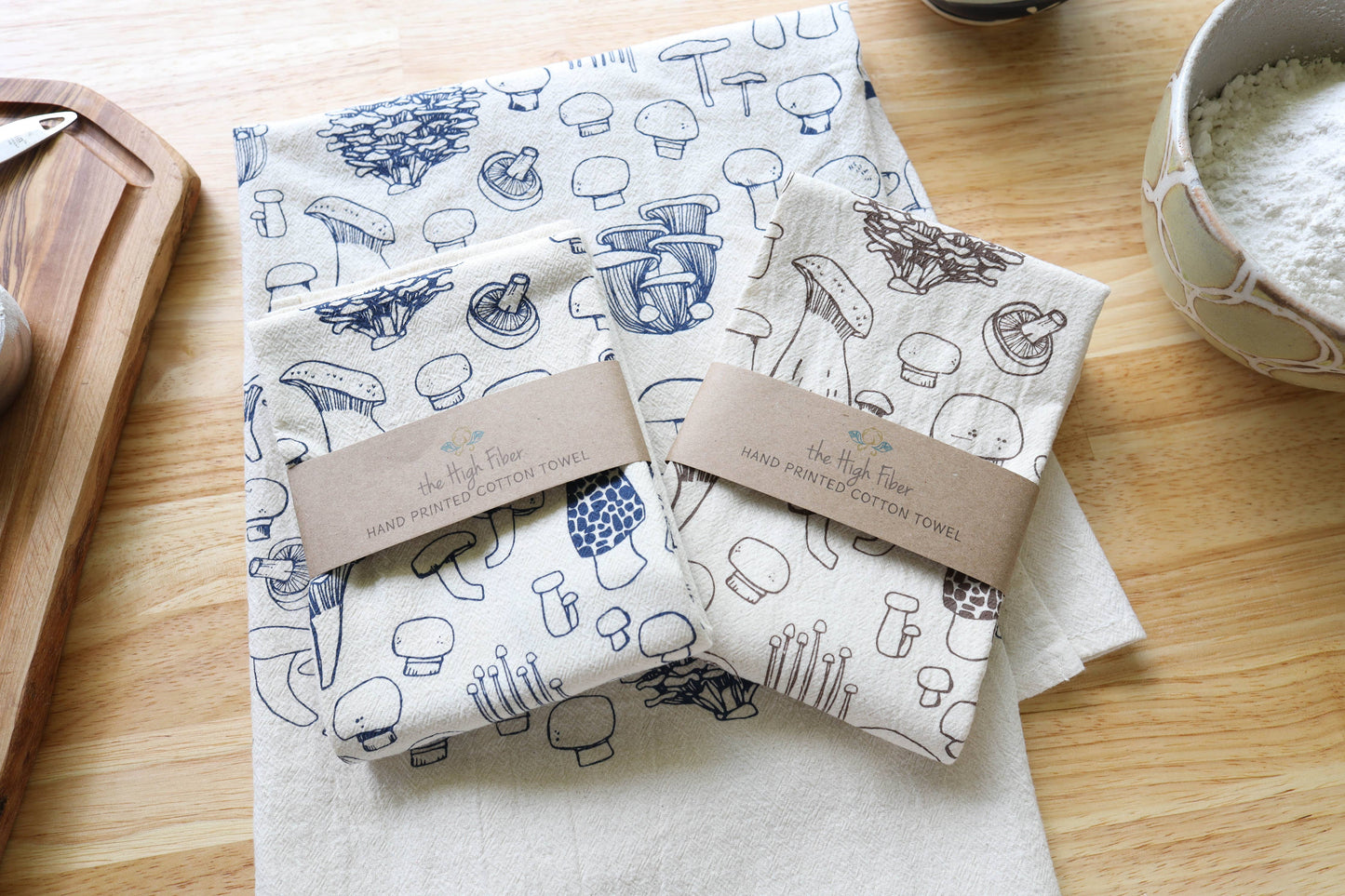 Mushroom Tea Towel