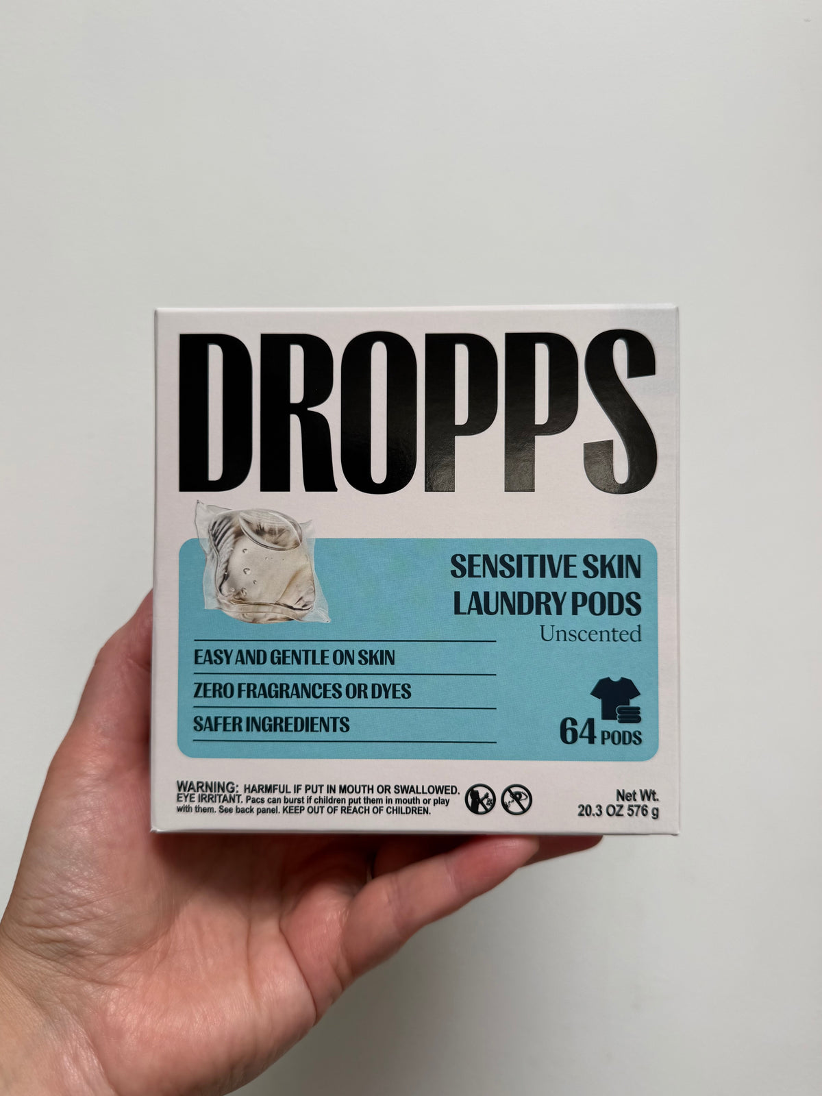 Laundry Detergent Pods, Free & Clear | Packaged