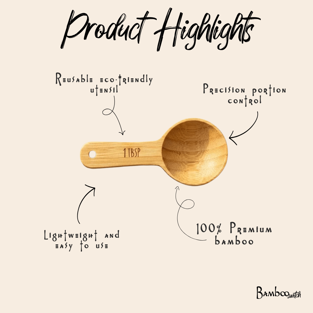 Bamboo 1 TBSP Measuring Spoon | NEW!!