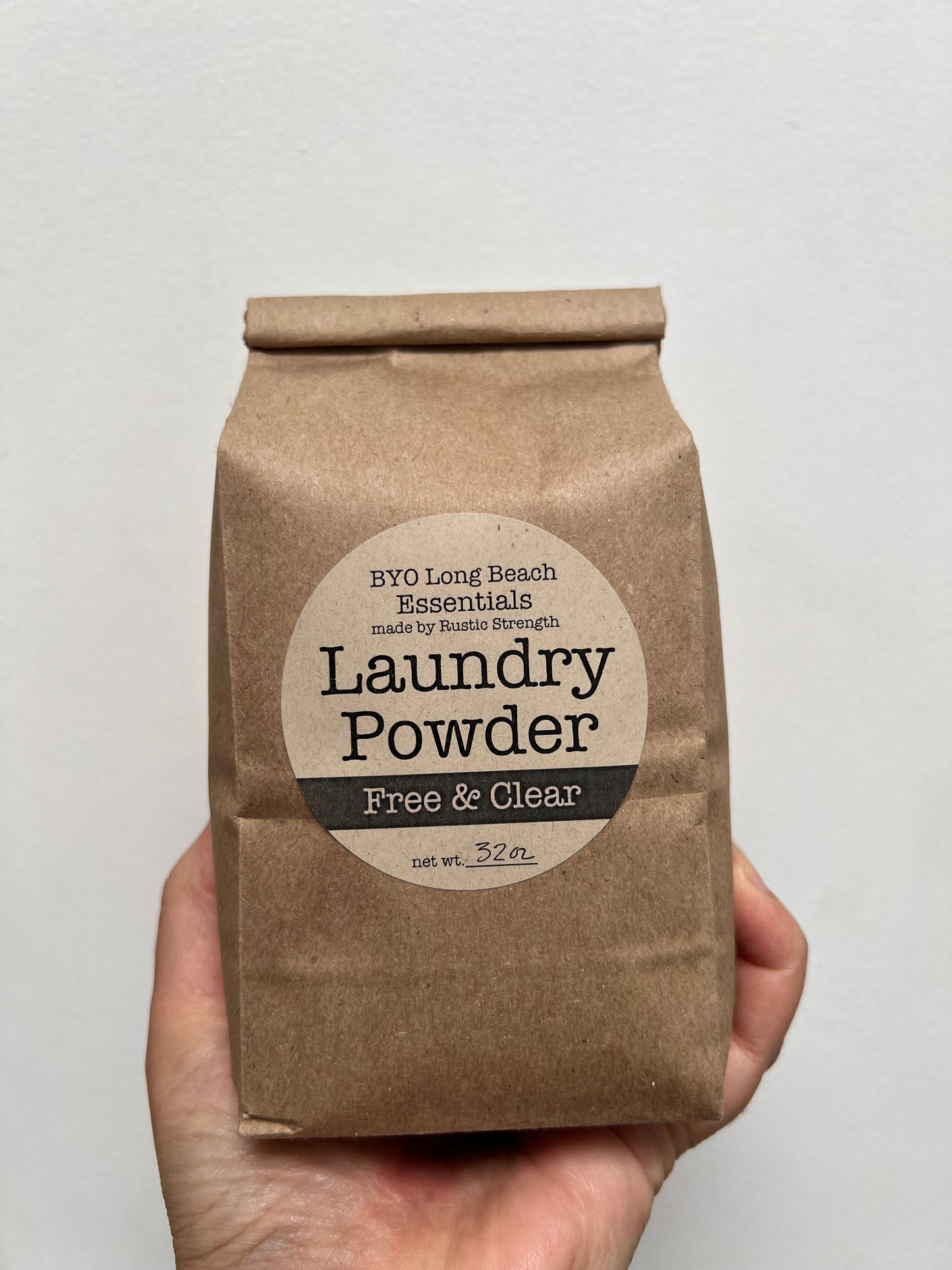 Unscented Laundry Powder by Rustic Strength
