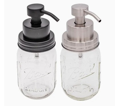 Foaming Soap Pump Top for Mason Jars - Regular Mouth
