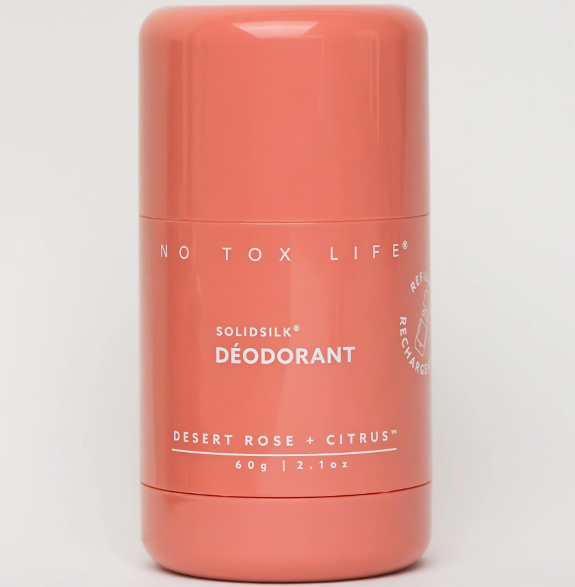 Solidsilk® Deodorant with Refillable Tube by No Tox Life