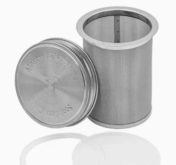 Stainless Steel tea strainer with lid