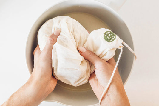 Packaged Organic Cotton Nut Milk Bag