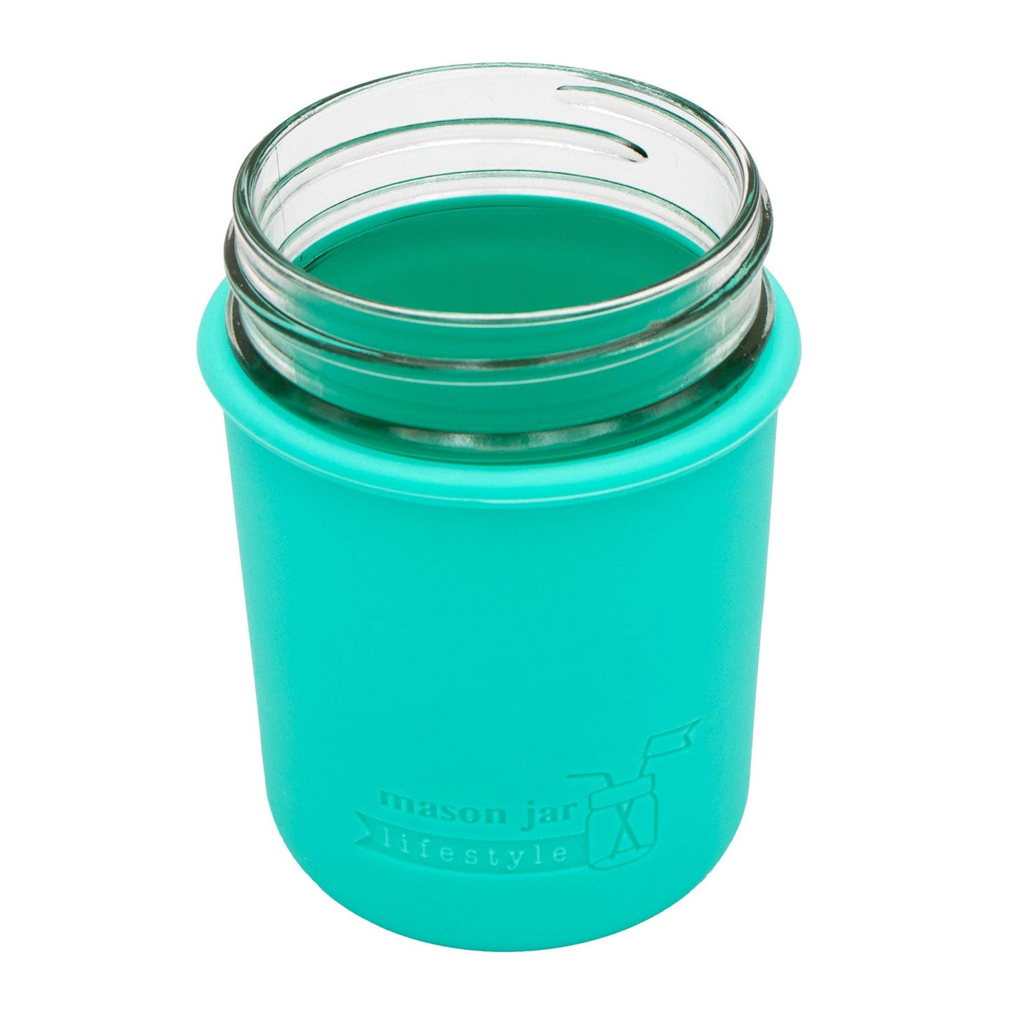 Silicone Sleeve for Regular Mouth Half Pint 8oz Mason Jars