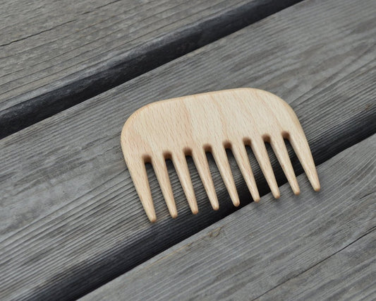 Wide Wooden Comb