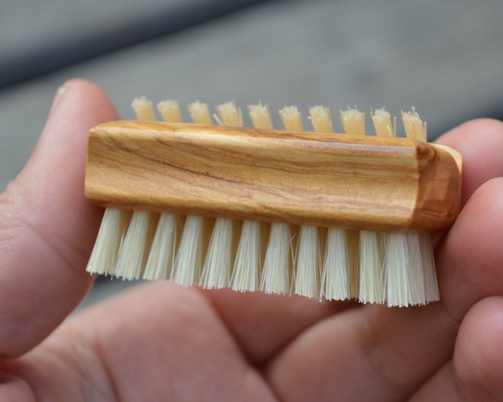 Olivewood Mini Nail Brush