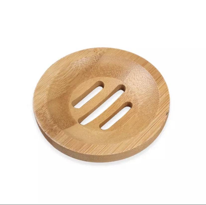 Bamboo Soap Dish - Round