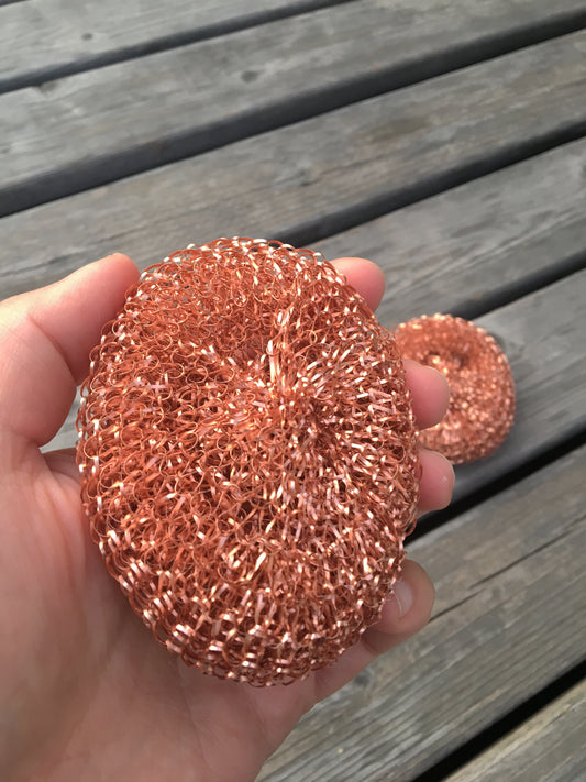 Copper Scrubber Set