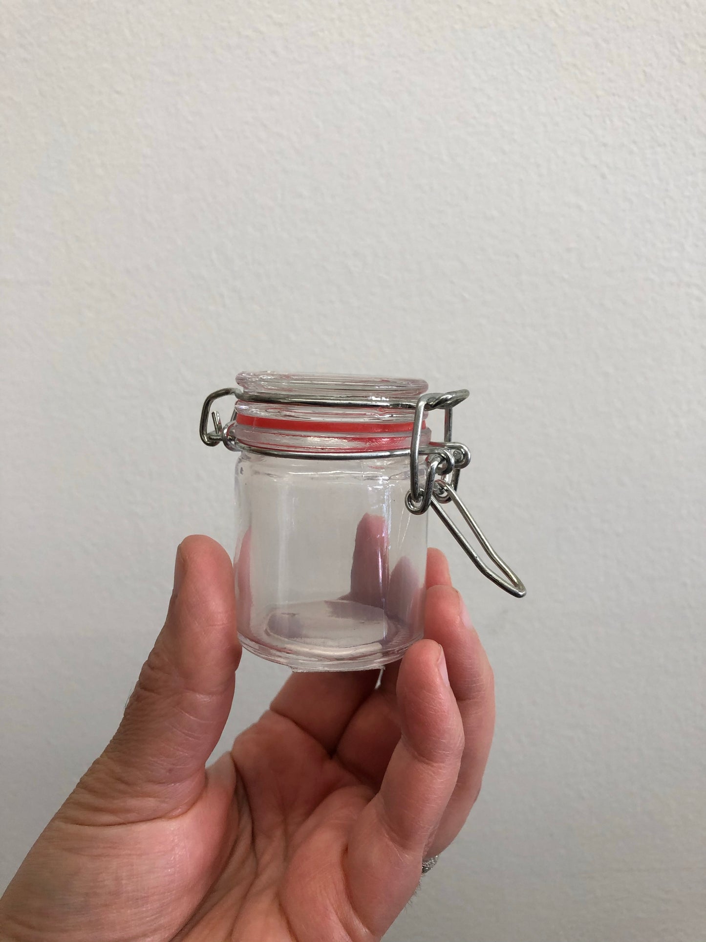 Flip Top Glass Jar
