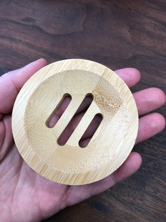 Bamboo Soap Dish - Round